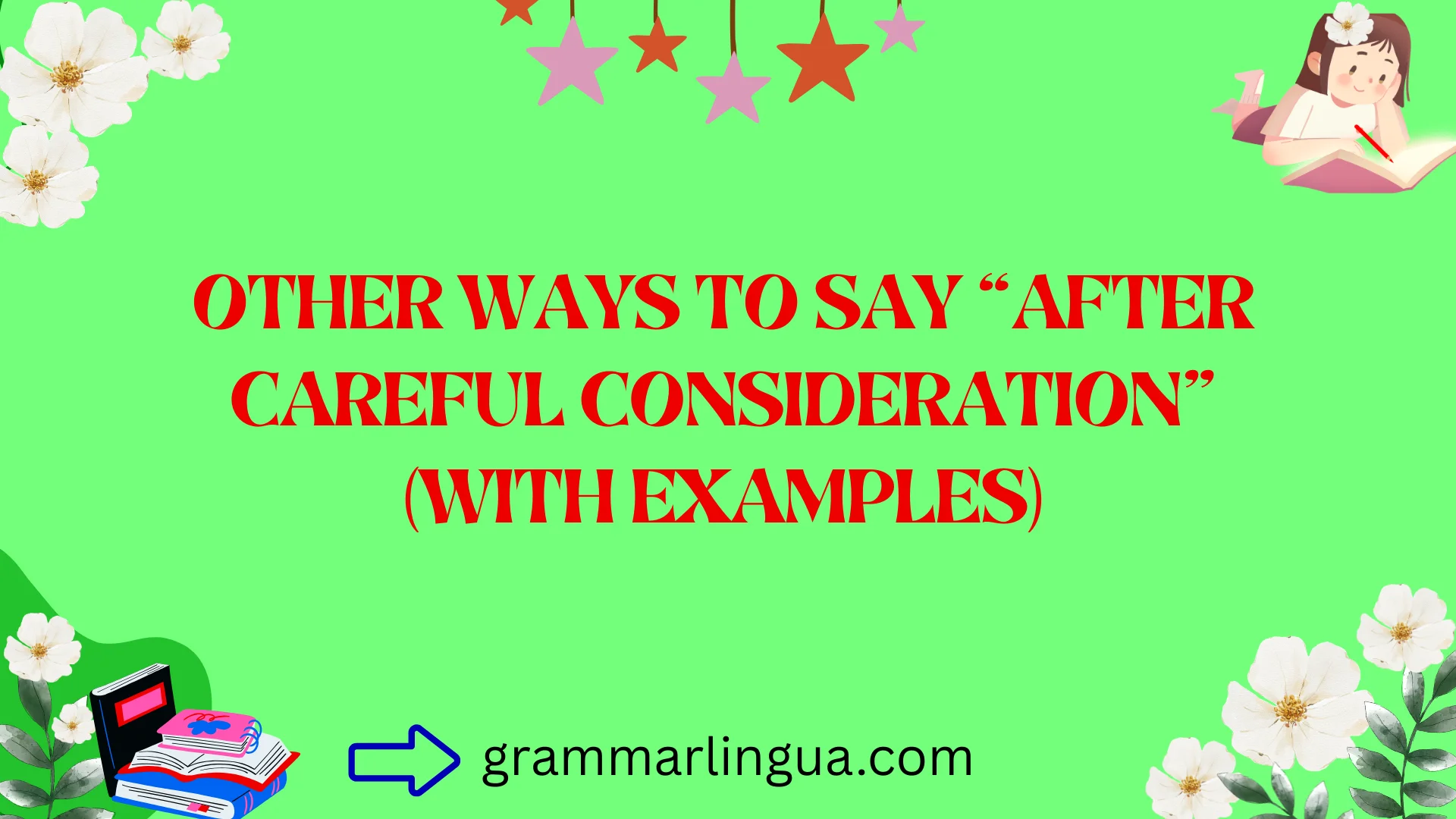 Other Ways to Say “After Careful Consideration” (With Examples)